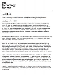 Robofish | MIT Technology Review